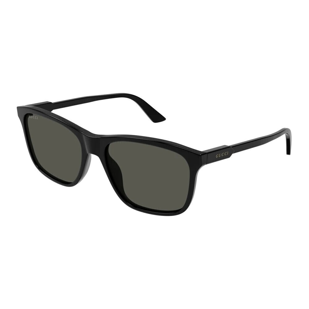 NWT Gucci GG1819S-001 Black Rectangle 57mm Sunglasses